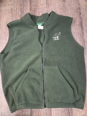 PRIMOS Speak the Language Hunting Calls Hunting Vest Green Fleece XL - Image 1 of 4