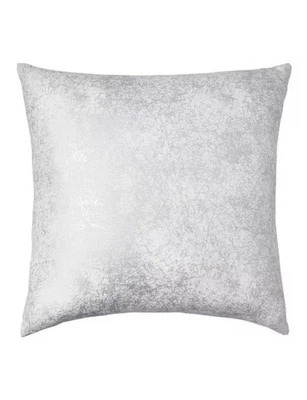 NUEVO CON ETIQUETAS Michael Aram Jacquard Texturizado Metálico EURO Sham Plateado Ropa de Cama de Lujo Foto 1 de 4