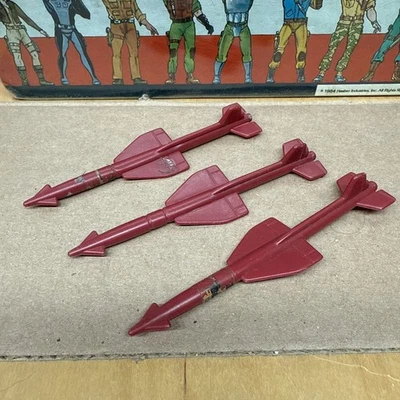 3 lot of three  Missiles  1986 Hasbro GI Joe Cobra Hydro Sled  fast shipping - Image 1 of 4