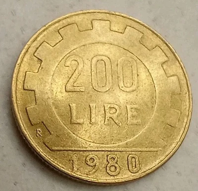 200 Lire 1980 Italy Coin - Image 1 of 2