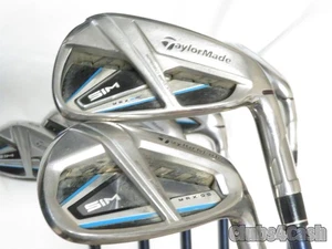 TaylorMade SIM MAX Irons Fujikura Ventus Blue 5-A 6-P, A, Sw .. SENIOR - Picture 1 of 8