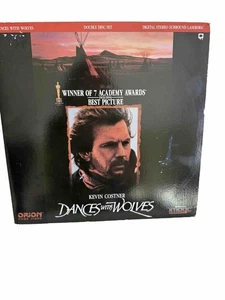 Dances With Wolves Laserdisc LD  1990- 2 Disc - Kevin Costner - Picture 1 of 3