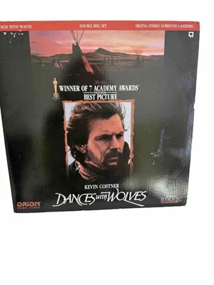 Dances With Wolves Laserdisc LD  1990- 2 Disc - Kevin Costner - Image 1 of 3