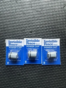New Sealed Invisible Fence OEM Power Cap x 3 Receiver Dog Collar Battery R21 R22 - Picture 1 of 6
