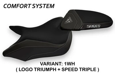 Triumph Speed Triple 2016-2019 TPZ Maglie-TB Comfort Foam Seat Cover New - Image 1 of 3