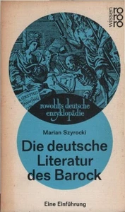 Die deutsche Literatur des Barock : Eine Einführung. Marian Szyrocki / rowohlts - Imagen 1 de 1