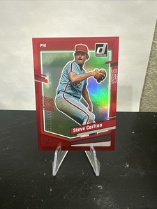 🔥2023 Panini Donruss Steve Carlton #178 Red Foil Serial #834/2023