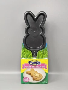Juego de sartenes Peeps Easter Bunny en forma de mezcla de panqueques y conejito de metal - Imagen 1 de 7