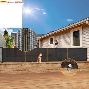 200'' Retractable Baby Gates Extra Wide,35" Tall Retractable Dog Gate for Doorwa - Picture 1 of 7