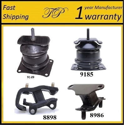 4 piezas montaje de motor y transmisión para Acura TL 1999 3,2 L Foto 1 de 4