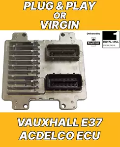 ✅FOR VAUXHALL E37 ECU 12638026 PLUG & PLAY IMMO CLONED NO CODING NEEDED - Picture 1 of 1