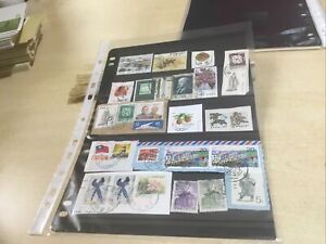 China Used Stamps On Paper Lot
