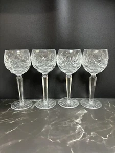 Set of 4 Waterford Crystal Lismore Wine Hock Wine Glass - Picture 1 of 7