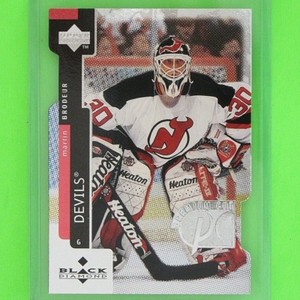 MARTIN BRODEUR  1997-98  "BLACK DIAMOND PREMIUM-CUT" #PC24   NJ Devils