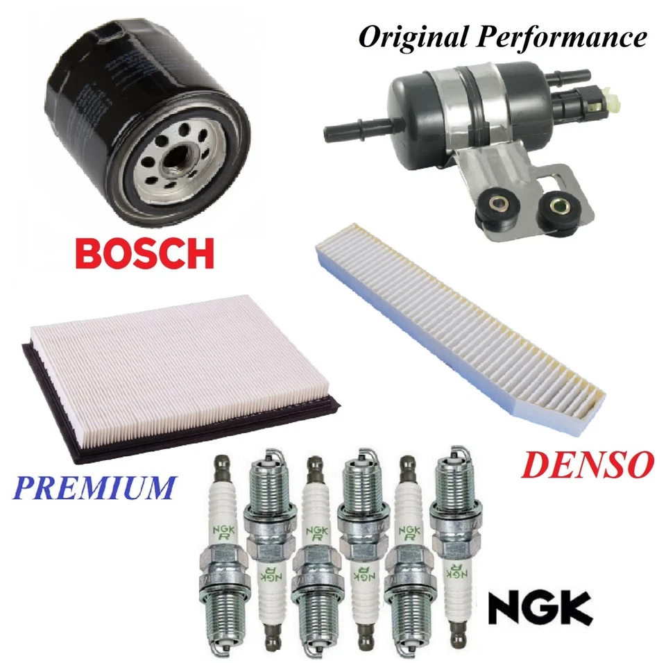 Tune Up Kit Filters Spark Plug For JEEP GRAND CHEROKEE L6; 4.0L 2002-2004 - Image 1 of 1