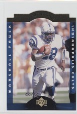 1996 Upper Deck Collector's Choice A Cut Above 3x5 Jumbos Marshall Faulk #5 HOF