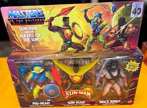 Masters of the Universe Sun-Man and the Rulers of the Sun 5.5 in Action Figure Cover