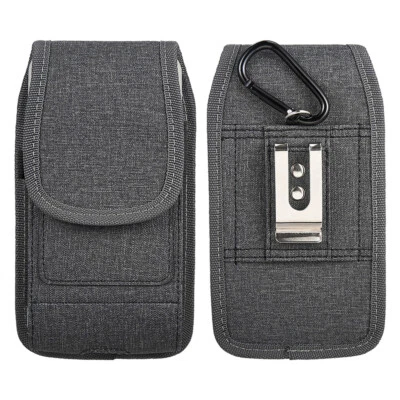 Nylon Phone Holster Waist Pouch For iPhone 14 / 14 Plus / 14 Pro / 14 Pro Max - Image 1 of 4