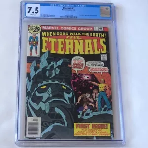 Eternals #1 (1976) ๐ฅ CGC 7.5 WHITE Pages ๐ฅ 1st Appearance! Marvel Comic - Picture 1 of 3