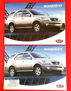 Folleto de ventas de KIA SORENTO 2003 - 2,5 CRDi, 3,5 V6m XE, XS, colores - excelente - Imagen 1 de 11