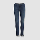 $205 Frame Women&#39;s Blue Le Skinny De Jeanne Mid-Rise Jeans Pants Size 24