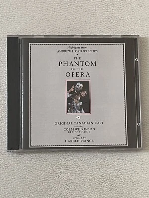 Andrew Lloyd Webber - Phantom Of The Opera -  Canadian Cast CD - NEW & SEALED - Image 1 of 2