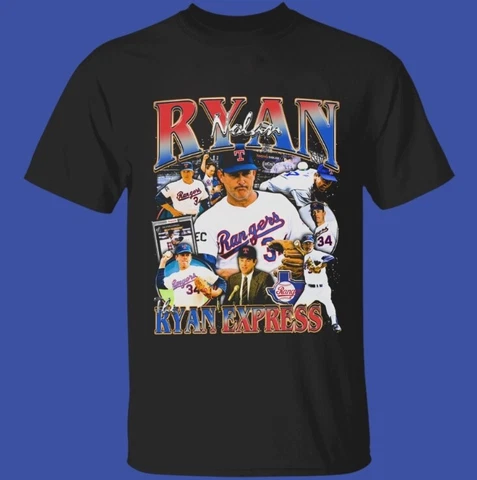NOLAN RYAN Texas Rangers memories Gift for fans T Shirt S-3XL Cover