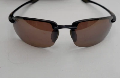 Maui Jim Ho'okipa MJ 407 Brown Wrap Sunglasses Frames 64-17 130 - Image 1 of 4