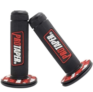 PRO TAPER GRIFFE GRIFF MOTORRAD CROSS ENDURO MINIBIKE SCOOTER SCHWARZ-ROT - Bild 1 von 1