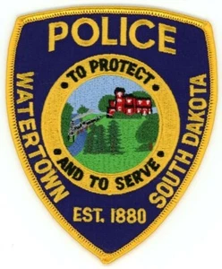 SOUTH DAKOTA SD WATERTOWN POLICE NICE SHOULDER PATCH SHERIFF - Picture 1 of 1