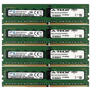 DDR4 2133MHz Samsung 32GB Kit 4x 8GB Dell PowerEdge R730xd R730 R630 Memory RAM - Picture 1 of 1