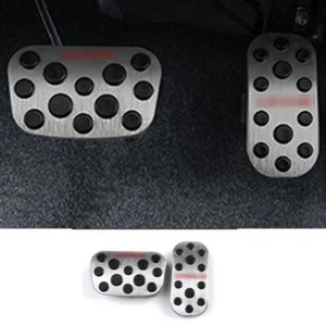 Cubierta de pedal 2 piezas para Toyota Corolla 2020-2023 acelerador de pedal freno plateado - Imagen 1 de 5