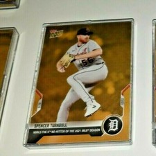 Spencer Turnbull 2021 Topps Now Road To Opening Day No Hitter GOLD BONUS #ODB-10