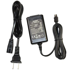 HQRP AC Adapter for Sony Handycam DCR-DVD608 DCR-DVD610 DCR-DVD608E DCR-DVD610E - Picture 1 of 8