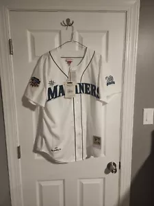 100% Authentic Mitchell & Ness 1997 Ken Griffey Jr. Mariners Jersey Sz 44 L - Picture 1 of 5