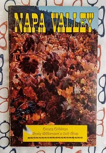 Napa Valley Gordon Eby 1972 Paperback 1st Edition Craig Williamson's Golf Shop - Picture 1 of 4