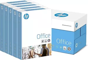 More details for hp office a4 white paper 80gsm printer copier | 1 2 3 4 5 reams of 500 sheets