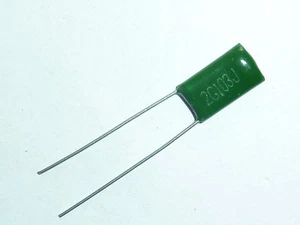 100 PIEZAS 400V 0.01uF 10nF 10000pF 2G103J ±5% condensadores de película Mylar radiales - Imagen 1 de 1