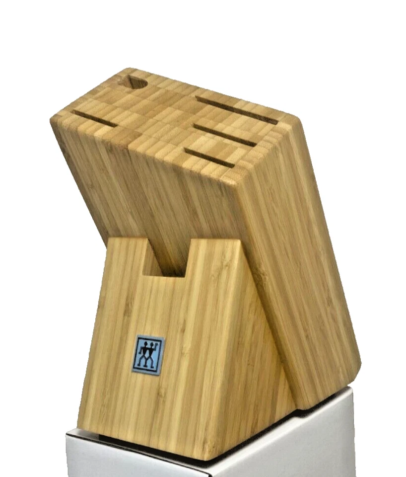 ZWILLING Profection  Messerblock leer 4 Schlitze Natur Holz Bambus 35017 SCHRÄG - Bild 1 von 1