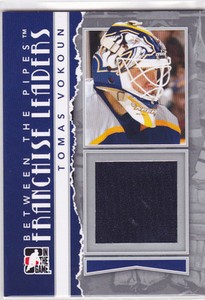2010-11 Between The Pipes Franchise Leaders Jerseys Silver #FL17 Tomas Vokoun/29