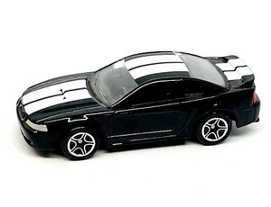 Matchbox Mattel '99 Mustang hardtop in rarer black, white tampo, 5 spoke, mint! - Picture 1 of 3