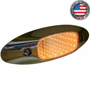 PETERSON M179A - LED 3D Tunnel Auxiliary Light Amber - Picture 1 of 2