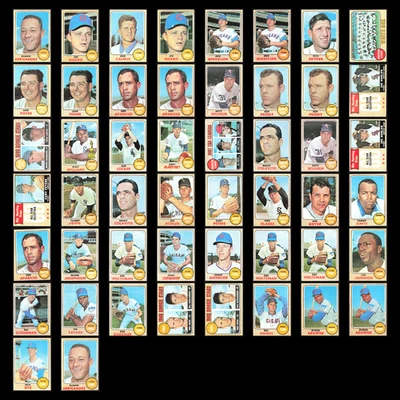 1968 Topps Lote 50 Tarjetas de Béisbol De Colección Distribuidor Conjunto a Granel Constructor Commons En muy buena condición MLB Foto 1 de 4