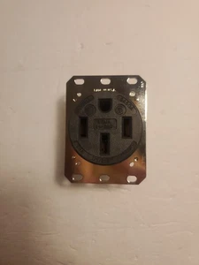 Hubbell Wiring Device-Kellems 50 A, Industrial, Receptacle, No Tamper Resistant - Picture 1 of 7