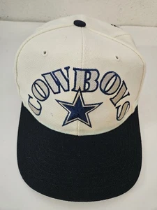 VINTAGE 90's ANNCO Arched DALLAS COWBOYS SUPER BOWL SNAPBACK HAT Team NFL Pro - Picture 1 of 5