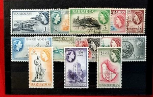 BRITISH-BARBADOS-Elizabeth II/SCOTT #235-247/ M&U SET/VF/CV 68,00 $/epictronic/JC - Bild 1 von 2