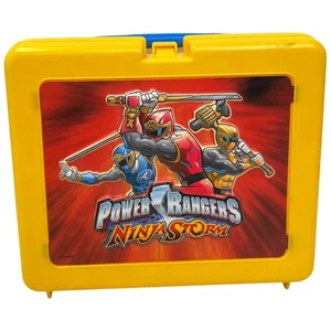 Power Rangers Ninja Storm Brotdose Kunststoff gelb Zak Designs 3D Gesicht ohne Thermoskanne - Bild 1 von 6