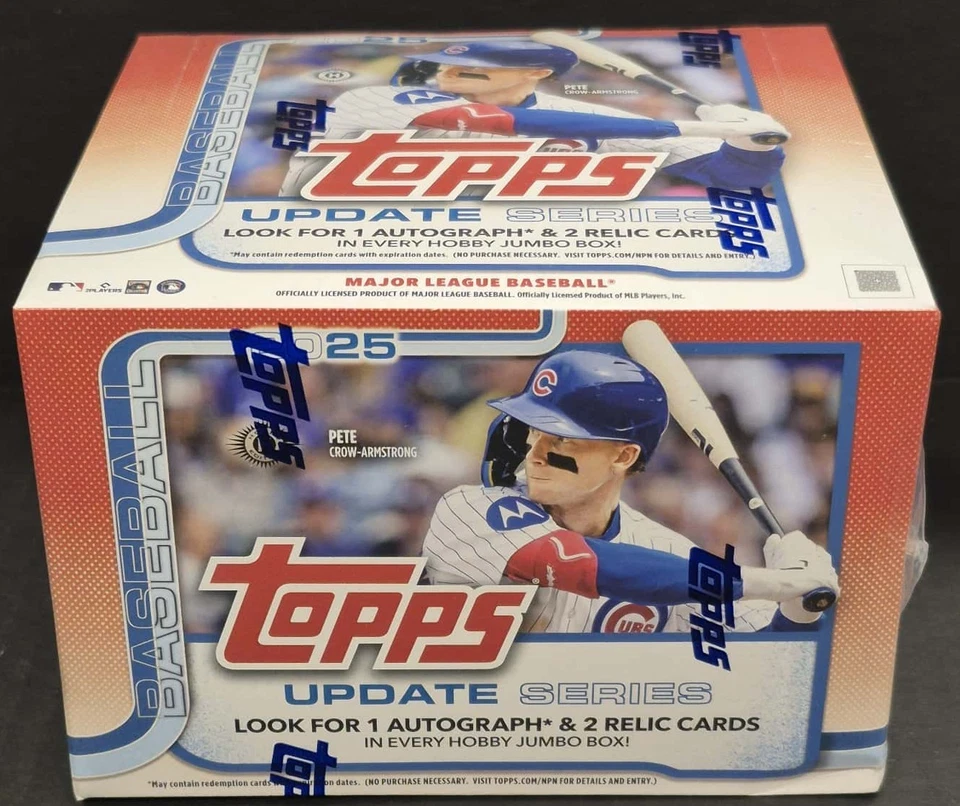 2025 TOPPS UPDATE SERIES BASEBALL HOBBY JUMBO BOX
