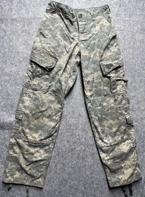 US Army ACU Pants Mens X-Small Short UCP Digital Camo Ripstop Cargo Stained USGI - Image 1 of 4