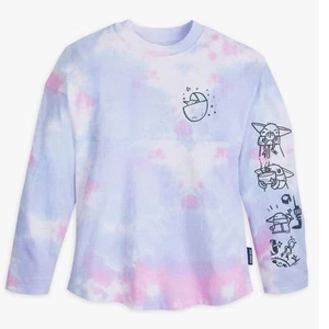 Star Wars Disney Girls Grogu Tie-Dye Spirit Jersey The Mandalorian Grogu Size S - Picture 1 of 8